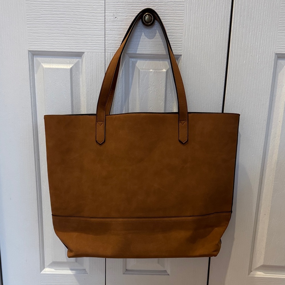 Brown Leather Tote Bag